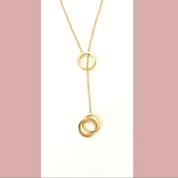 Tiffany & Co. Jewelry - Tiffany & Co 18k Gold Triple Circles Necklace